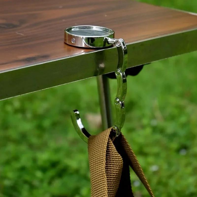 1-20PCS Handbag Hooks Folding Metal Table Bag Holders Portable Purse Hanger Unique Parts Accessories Multipurpose Non-Slip Hooks