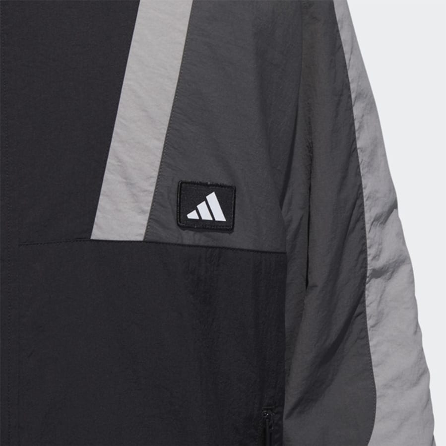 adidas Jackets Men's Black Stand Collar Moderate Other GM4401
