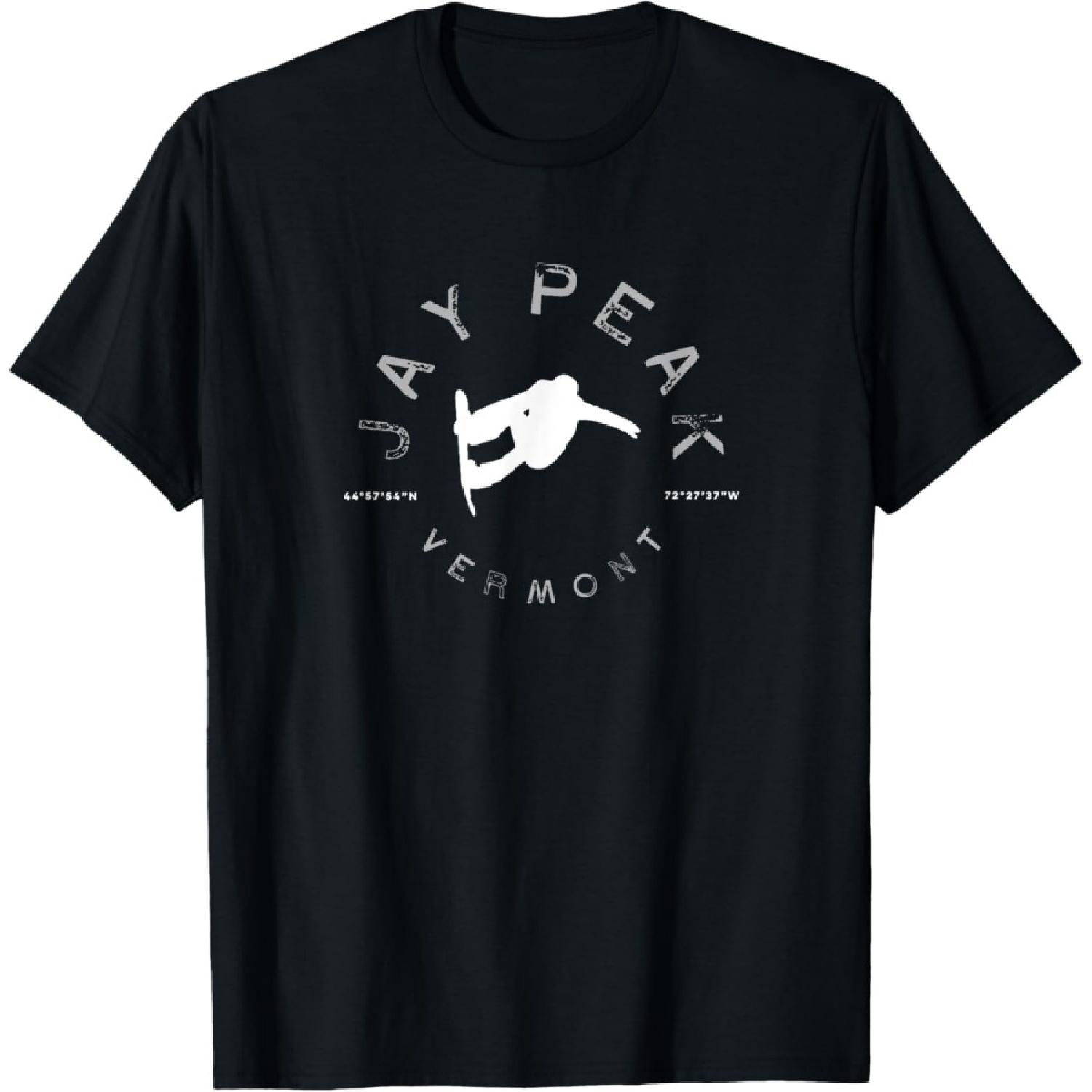 Jay Peak Vermont Графическая Винтажная Футболка для Сноубординга S