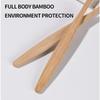 4pcs Single Cowhide Wrapped Bamboo Toothbrush Set Natural and Environmentally Friendly Bamboo Toothbrush Tablet