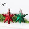 Christmas Party Tree Decorations Glitter Sequins Star Topper Shiny Sparkly Treetop Seasonal Top Ornaments Ornament Shatter-Proof Decoration for Xmas