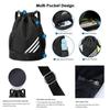 New Design Sports Backpacks Soccer Drawstring Bag Gym Backpack Travel Hiking Draw String Back Bag Multi-Pocket Waterproof