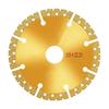 4.5 Inch Vacuum Brazed Diamond Yellow Saw Blade Steel Metal Stone Cast Iron Reinforcing Steel Aluminium Multi-purpose Power Tool