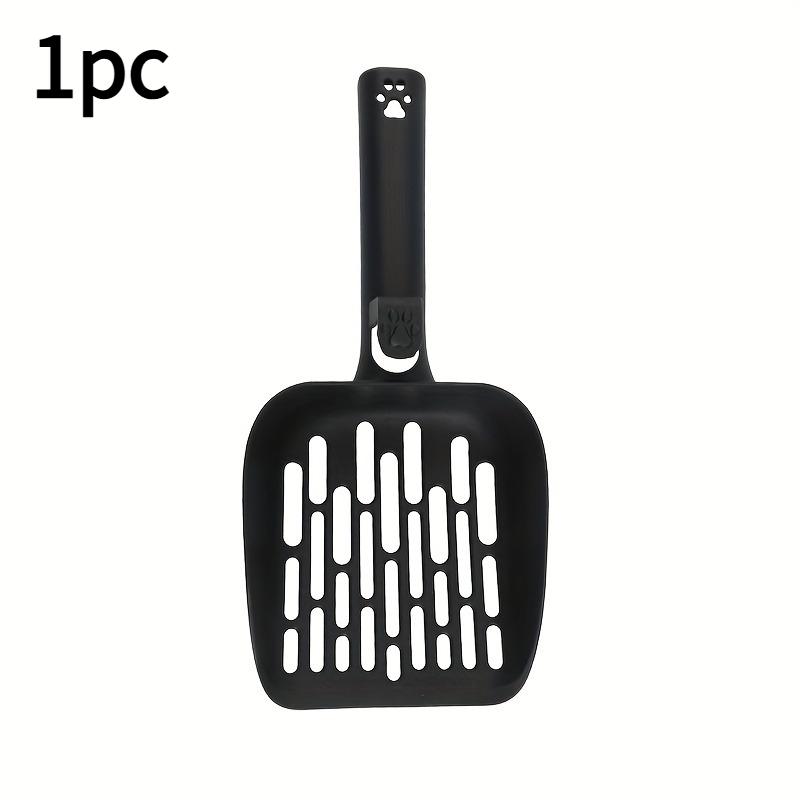1pc Litter Scoop with Ergonomic Handle & Non-Slip Grip - Heavy-Duty Plastic Construction, Scratch-Resistant Design, Easy-Clean
