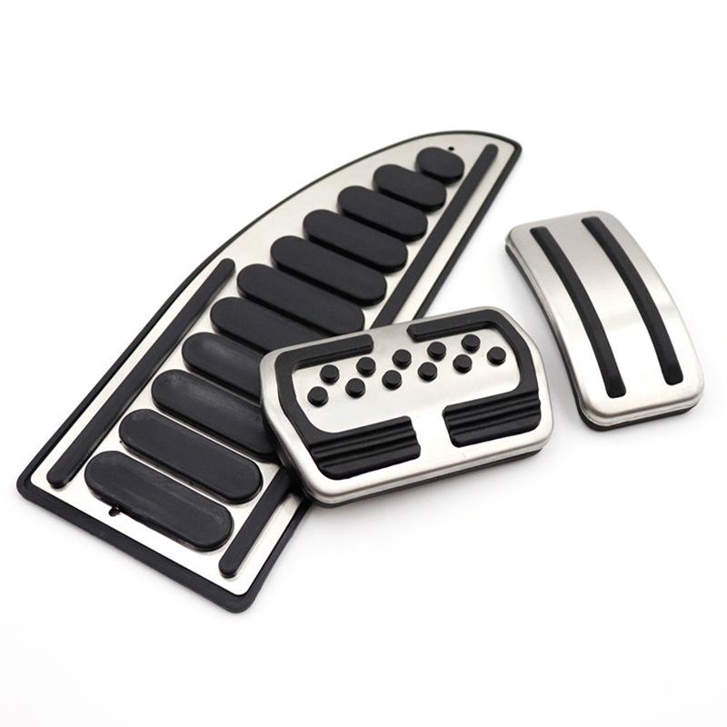 Non-slip Pedal Set for Ford Focus Facelift: Throttle, Brake, and Rest
