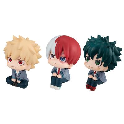 MHA Anime Figuur schattige Midoriya Izuku Figuurtje Bakugou Katsuki actiefiguur Kijk omhoog figuur mini schattig Speelgoed Verzamelbare pop Cadeaus
