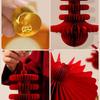 2025 Year of the Snake Spring Festival 3D Lantern Pendant & Honeycomb Ball Decorations