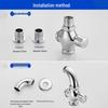 LT335 Manual Press Self-Closing Brass Flush Valve