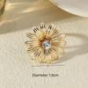 European & American Fashion Star Flower Punk Ring - High-End, Simple Niche Jewelry