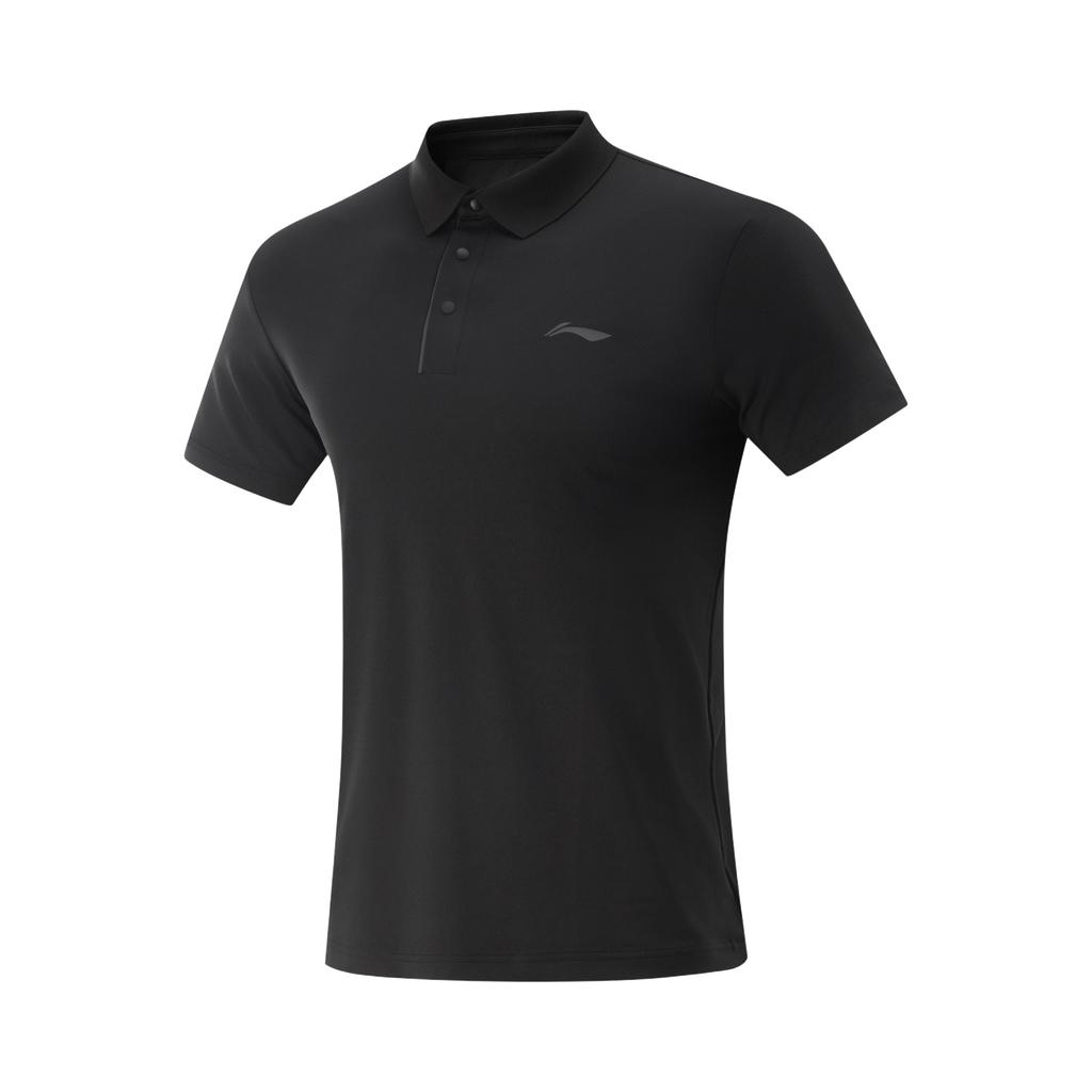 Li Ning Fitness Series Moisture Wicking Quick Dry Logo Polo Shirt Men tops APLV179-5