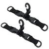 Multifunctional Backpack Hook Tactic Nylon Webbing Carabiner Quick Release Hanging Buckle Double-Split D-Shaped Keychain
