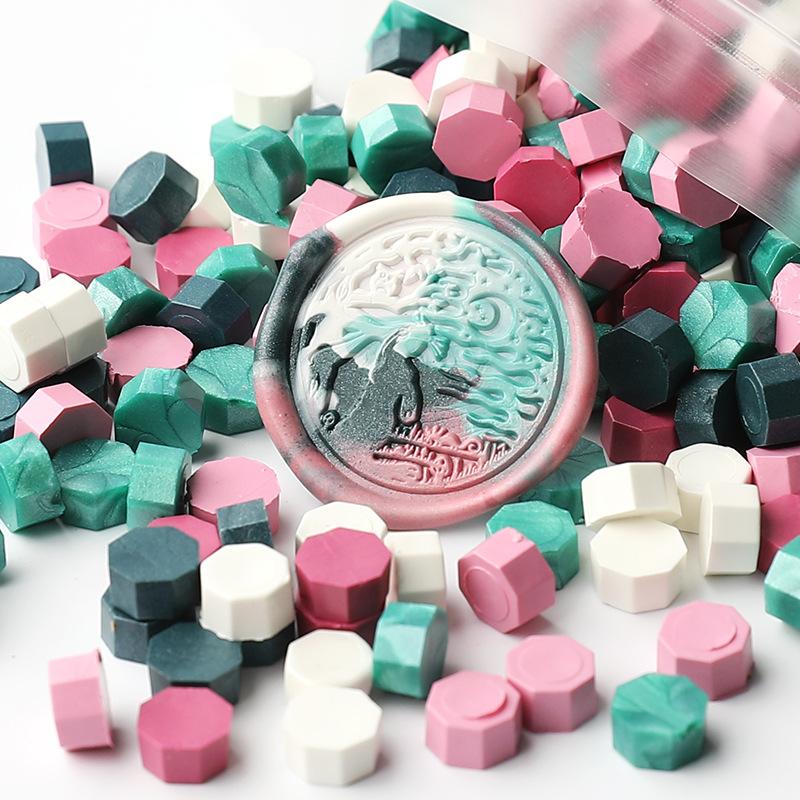 500G Macaron Culoare Mixtă Particule de Ceară de Sigilat cu Vopsea de Foc Material Decorativ Sigiliu Student Handmade DIY Plic Cont Personal