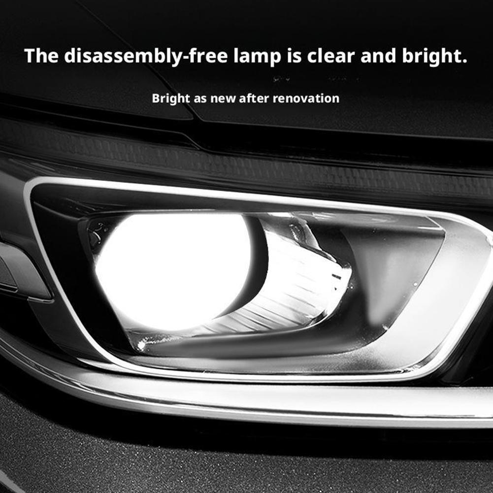 Car Headlight Refurbishment Polishing Fluid Scratches Yellowing Aging Blurring Remover Headlight Polish Liquid Car Care 180ml