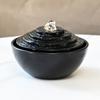Fontana Compatta Minimalista a Cascata da Interno Soggiorno Scrivania Decorazione ad Acqua Ricircolante Accessorio Cascata Paesaggistica per Ufficio