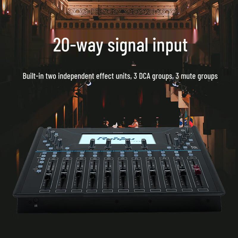 Runpu Professional 20-Channel Portable Digital Mixer (CN Version)
