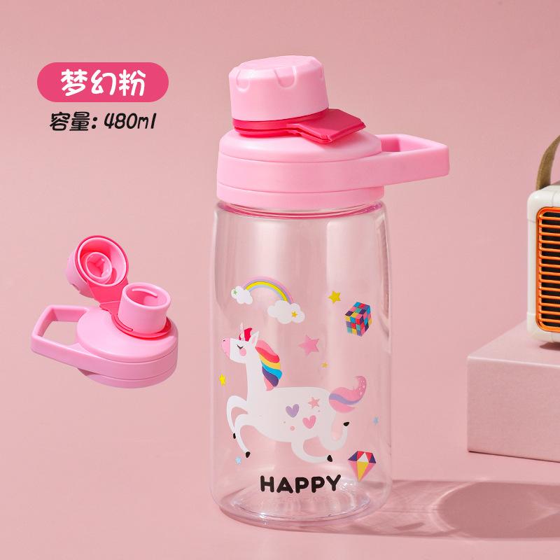 

Large capacity children s cartoon pattern water cup men s and women s portable plastic water cup .