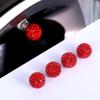 4Pcs/Lot Bling Rhinestone Universal Car Tire Valve Caps Crystal Diamond Shining Dustproof Valve Stem Caps Car Accessories
