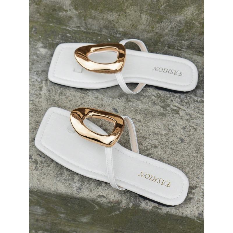 

Винно-красная модная металлическая обувь женские тапочки шлепанцы летние пляжные женские шлепанцы тапочки роскошные женские туфли на плоской подошве сандалии обувь 36