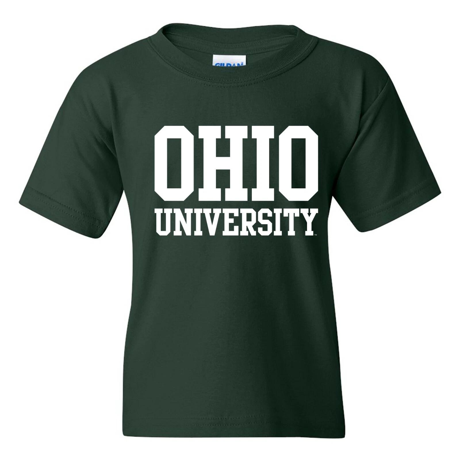 Ohio University Bobcats Basic Block Youth T-Shirt - Forest 4XL
