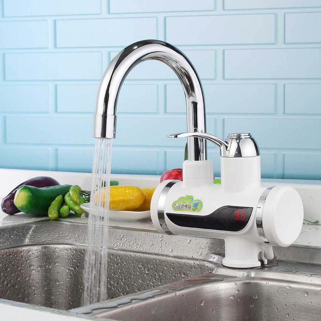 Bathroom Water Heater LED Digital Kitchen Faucet Tap Mixer Tap Hot Water Faucets Electric Tap AU Plug Hot Sale New