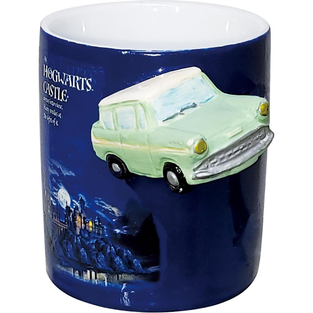 Harry Potter" Mug, Approx. 300ml, Semi-3D Flying Ford Anglia Car, Harry Potter Merchandise, Tableware, SAN4351