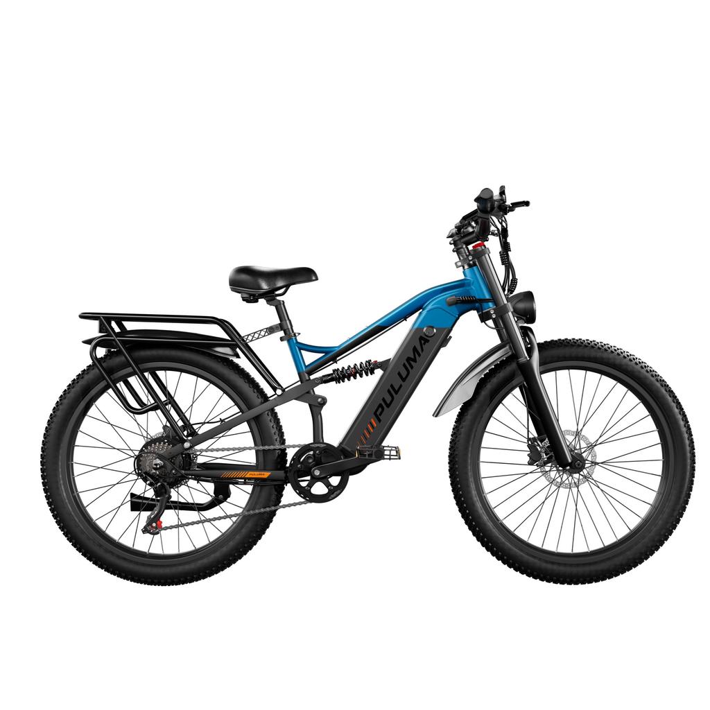 PULUMA PE86 Adult Electric Bike 500W Motor 48V20AH Battery E-Mountain Electric Bicycle 26*3.0 Fat Tire All-Terrain Ebike Shimano 7 Speed