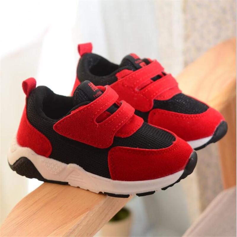Kids Sports Shoes Spring Years Children Mesh Outdoor Sneakers Boys Girls Soft Sole Breathable Running Shoes