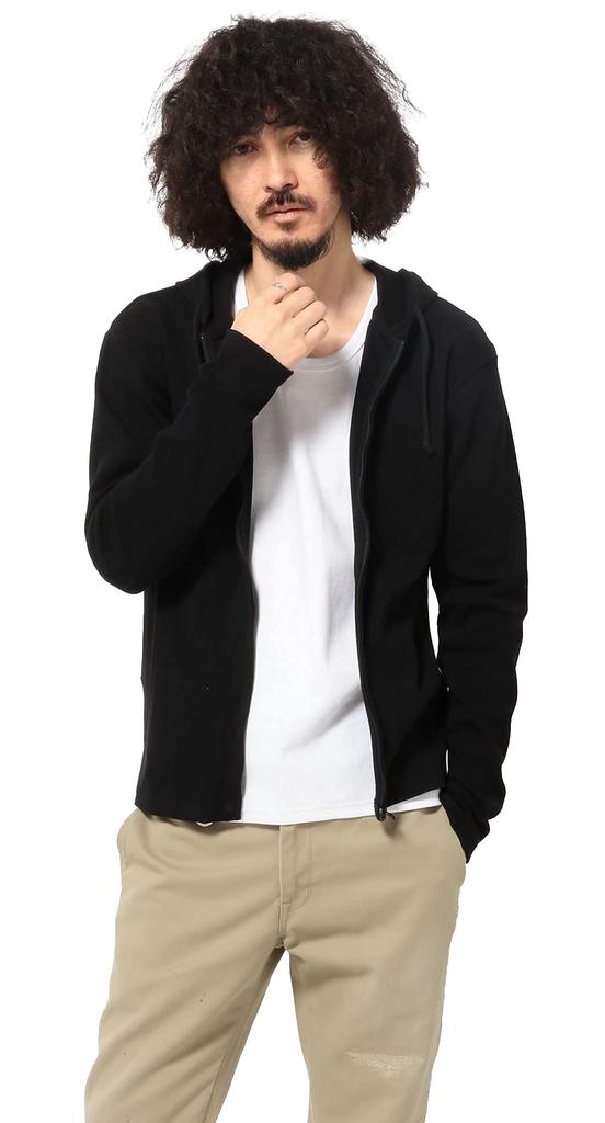 Avirex Daily Fullzip Rib Size Black Parka, M, 6153641,