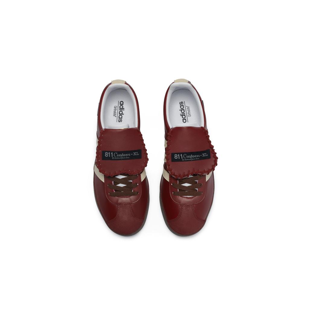 Adidas Neo Vl Court 811 Manufacturing, Burgundy Low top Skateboard Shoes Unisex Red Beige White ID6015(Team80-)