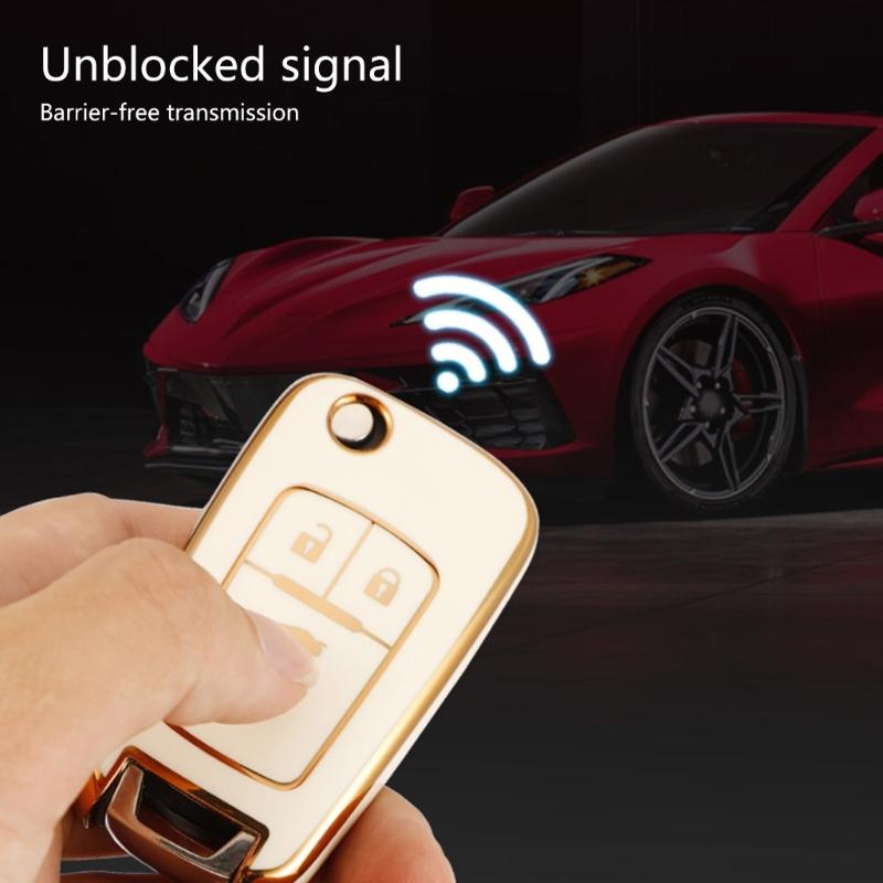 Autoschlüsselhülle Fob-Schale Geeignet für Fahrzeughalter 3 Tasten/4 Tasten Schutzschale Erhöhte Haltbarkeit Und Langlebigkeit