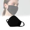 Atmungsaktive Schwarze Baumwoll-Gesichtsmaske Bequem Waschbar Winddicht Und Warm Für Alle Jahreszeiten