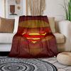 1pc Superman Symbol Artwork Cartoon Blanket,Portable Throw for Travel & Camping, All Season Cozy Blanket,Ideal Gift