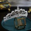 Pearl New Bow Super Fairy Bride Wedding Crown Tiara Crystal Crown Tiara Hair Accessories Main Wedding Accessories