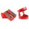 Denture Screwdriver Bit Organizer Holder With Magnetic Base,Drill Bit Holder