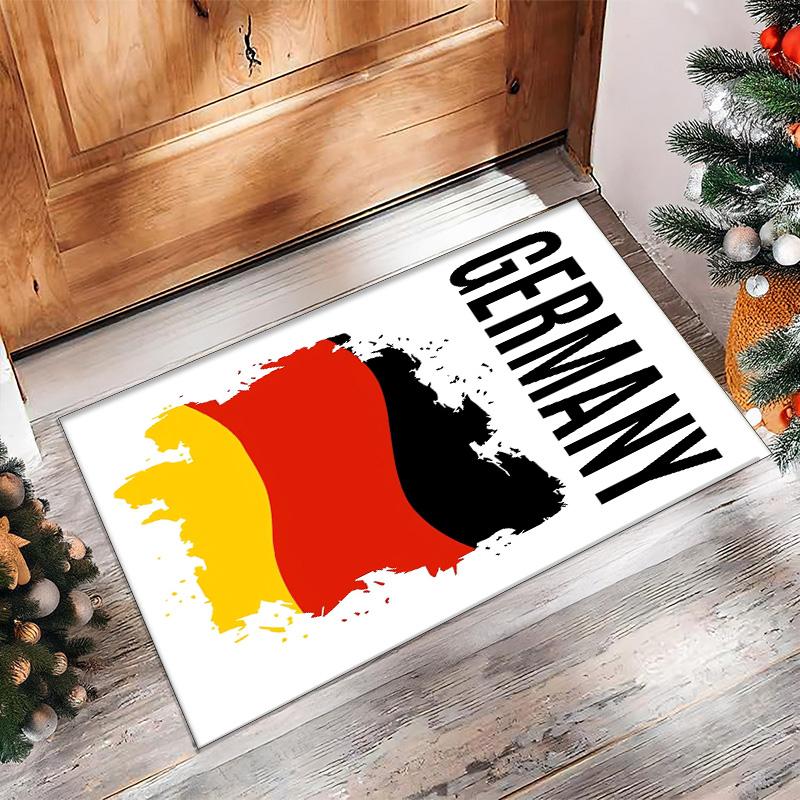 Germany national football team Printed Flannel Area Rug Non Slip Soft Polyester Floor Carpet Indoor Decor Mat for Bedroom Living Room Sofa