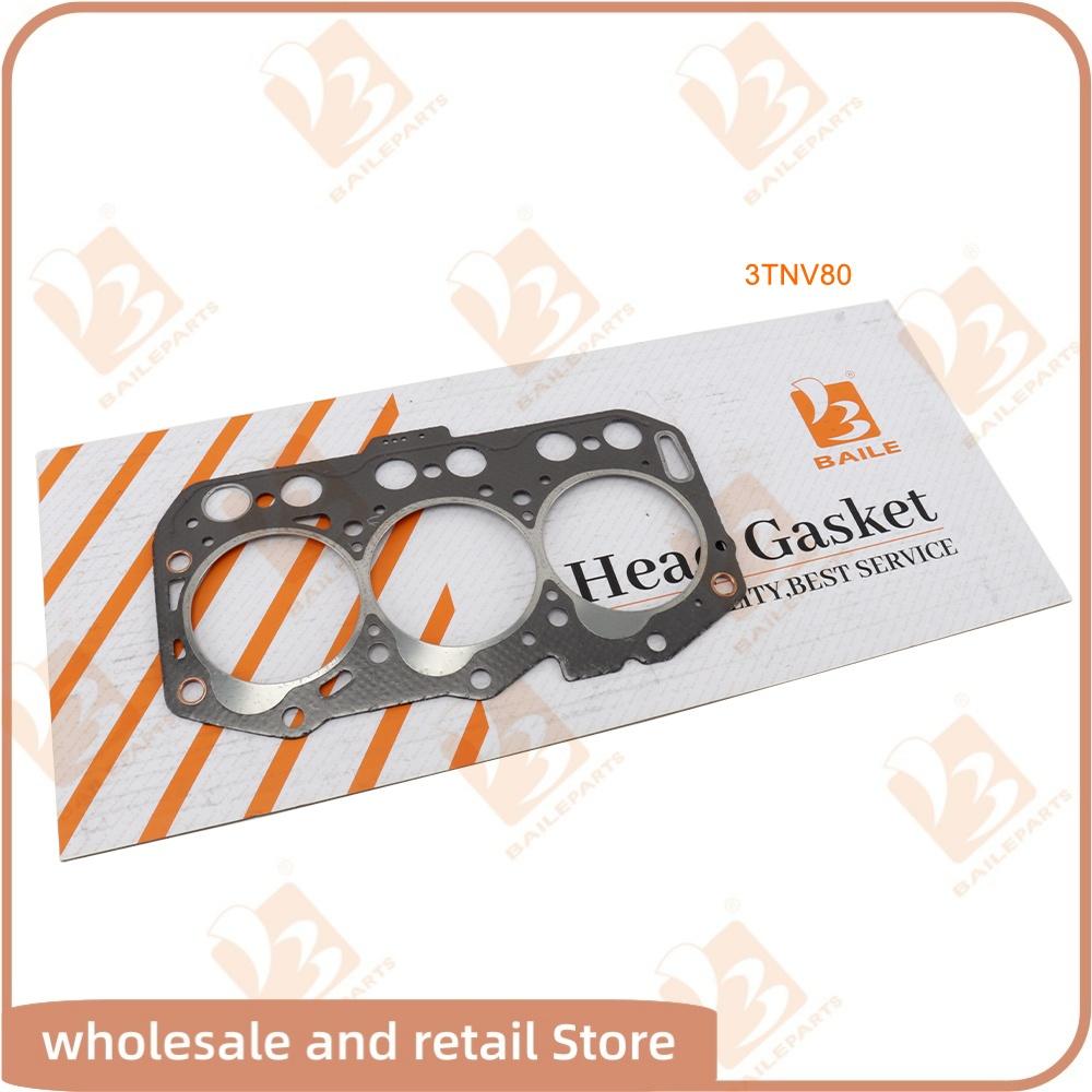 3TNV80 For Yanmar Engine Full Gasket Kit Set +Crankshaft Main Bearing Con Rod Bearing +Thrust washer Overhaul Rebuild Kit
