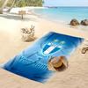 Asciugamano da Spiaggia Stampato Personalizzato Malmö FF Logo Calcio Supporto Nome Personalizzato Testo Asciugamano Assorbente Per Sport Viaggio Regalo Speciale