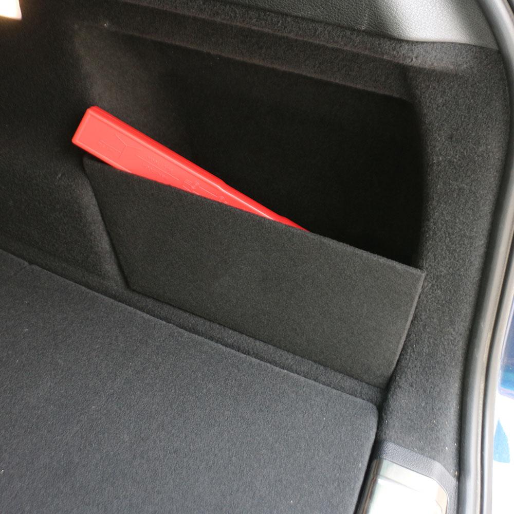 For BMW X1 F48 2016 - 2025 LHD Organizer Bagasjerom Side Skillevegg Bagasjerom Innvendig Oppbevaringsboks Bakplate Tilbehør