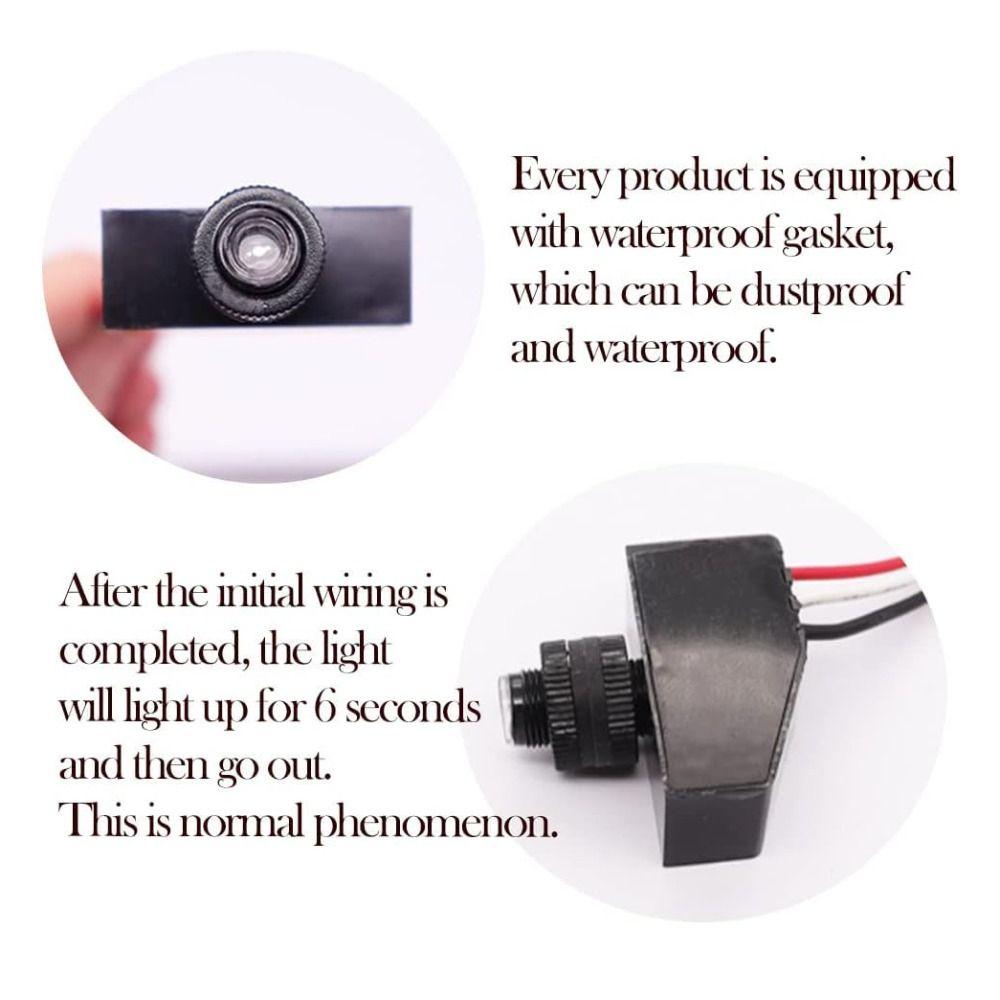Professional DC 8-50V Photocell Switch Waterproof Auto On/Off Light Sensor Universal Photoelectric Switch Outdoor Lighting