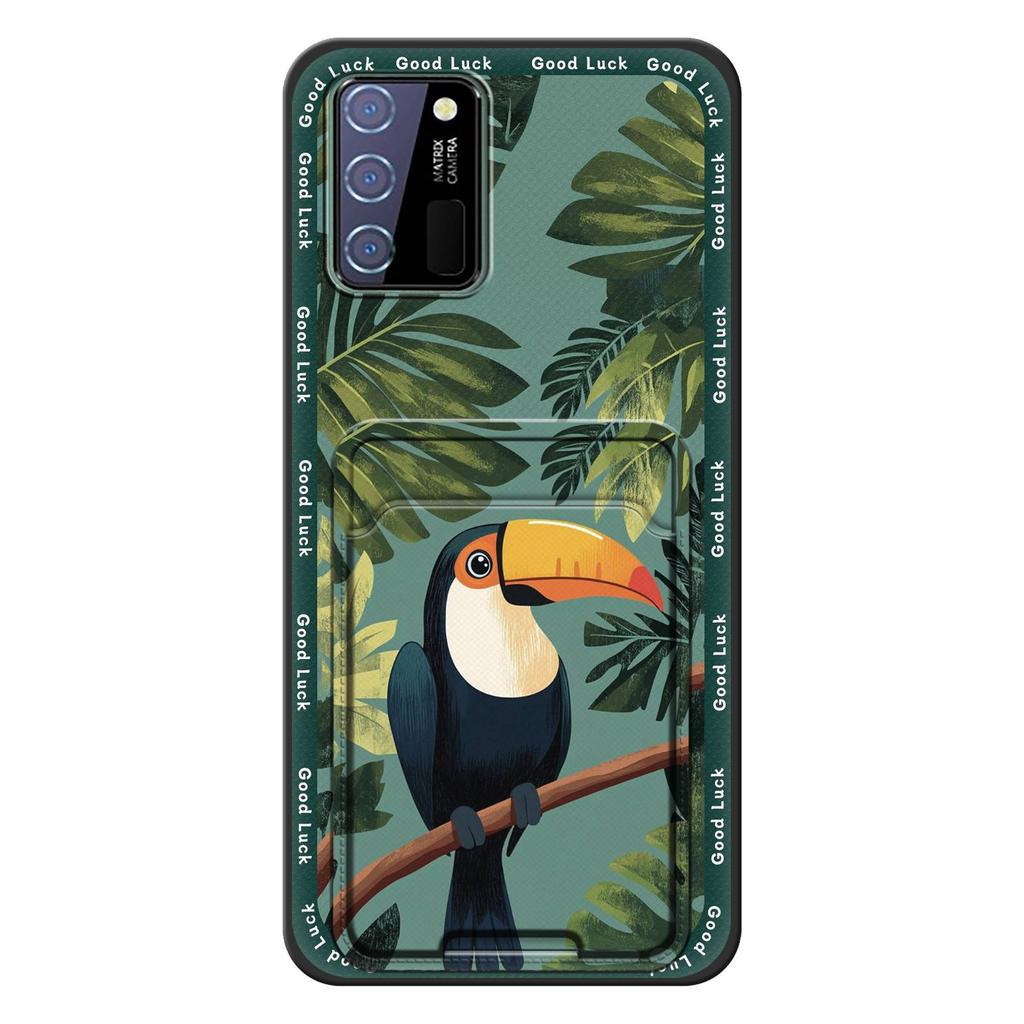 Shockproof Waterproof Phone Case For Oukitel C25 Soft Case Card Slot Graffiti Anti-knock Durable Protective TPU Cover