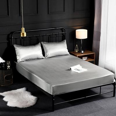 Luxury Pure Satin Silk Bedding Soft Reversible Hypoallergenic Bed Sheets Flat Sheet Fitted Sheet Pillowcase Baby Twin Full Queen King Size