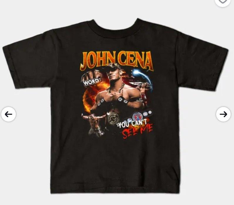 

John Cena You Can t See Me Kids T-Shirt 4XL