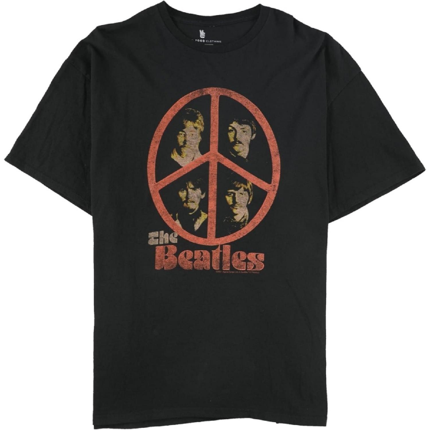 Junk Food Mens Peace Graphic T-Shirt, Black, Medium XXXXXL разноцветный
