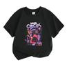 Kinder Jungen Mädchen 100% Baumwolle Kurzarm Rundhals T-Shirt, Lustiger Digitaler Zirkus Cartoon Druck Lässige Bequeme T-Shirts für Kinder Tägliches Tragen