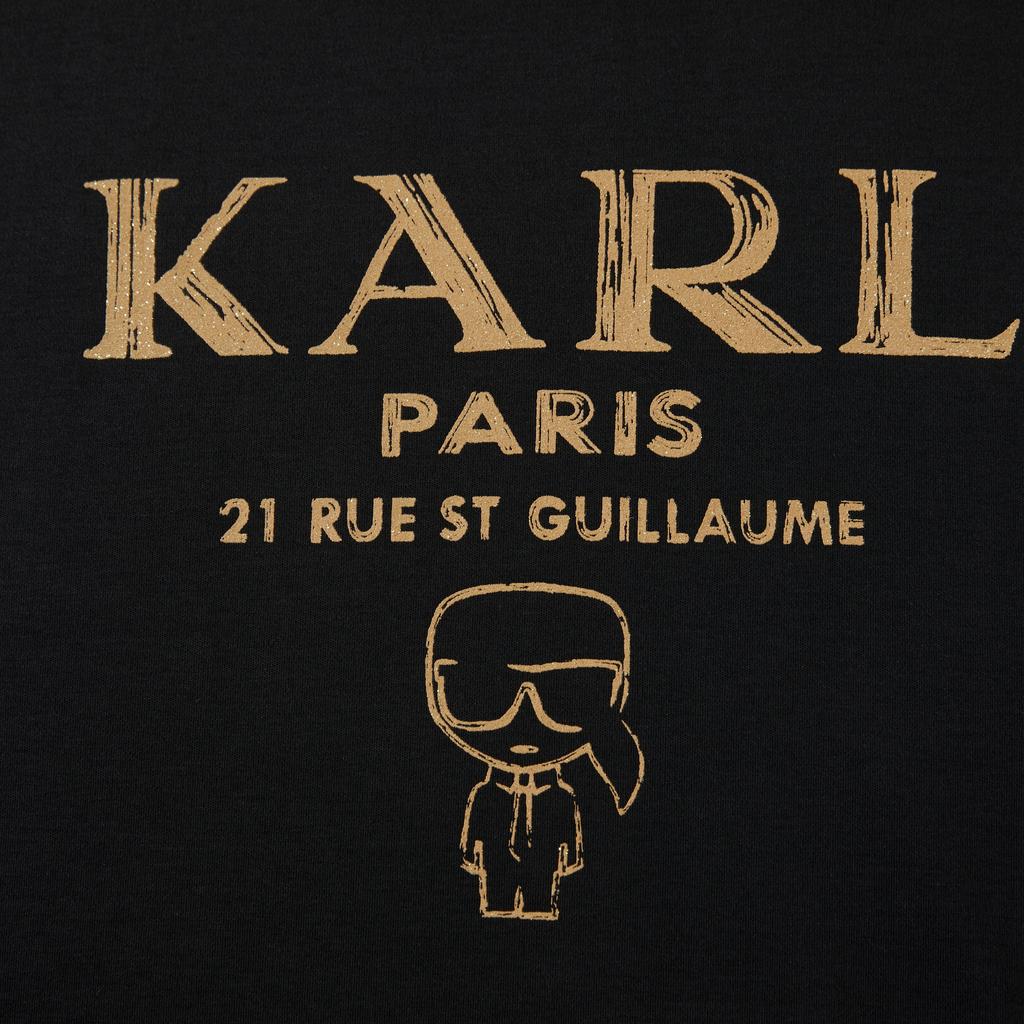 Karl Lagerfeld T Shirt Unisex Black Gold M22X1725997