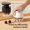 7-Hole Press Type Cherry Pitter Kitchen Core Remover Tool for Cherry and Jujube