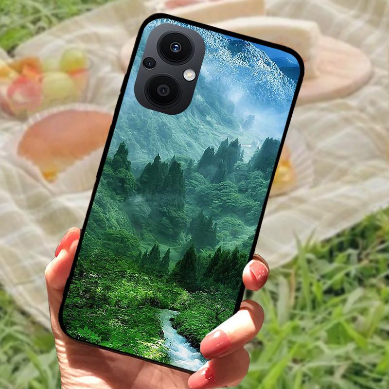 Case For OPPO Reno 7 8 Lite 5G Covers Soft Silicon Lion Wolf TPU Phone Cover for Oppo Reno7 Z 5G Reno 7Z 7Lite Cases Cool Marble