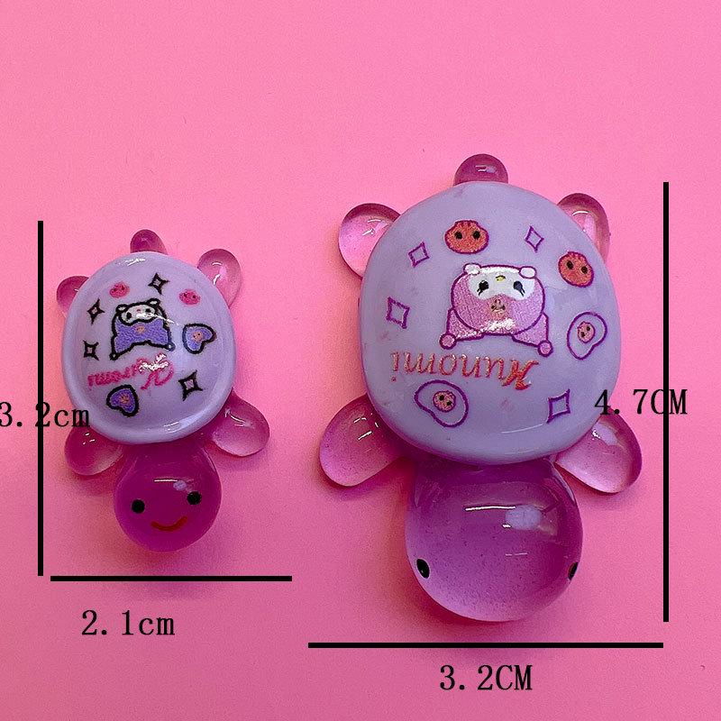 Luminous Baby Turtle Cartoon Resin Figurine DIY Unboxing Game Blind Box