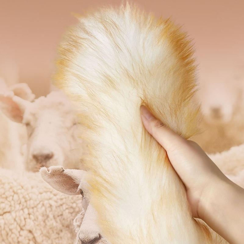 Home Cleaning Duster With Bamboos Handle Thickened Wool For Dust Removal On Electronics Furniture And Hard To Reach Area