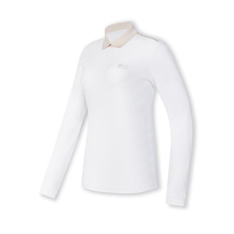 New FILA Polo Shirt Women's Jade White A11W445206FWT